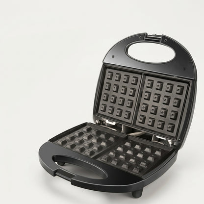 Waflera doble tostadora antiadherente 750W - Desayunos rápidos y crujientes